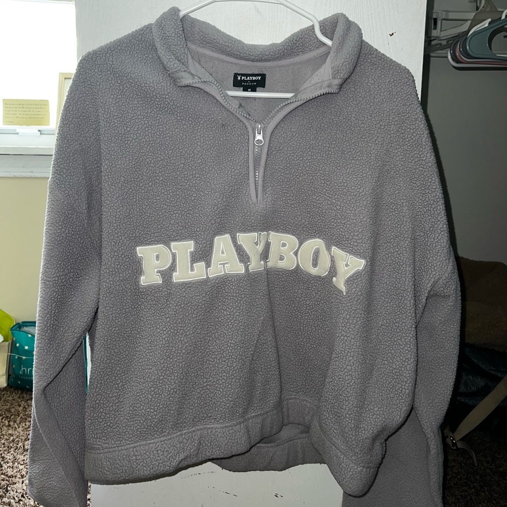 Playboy quarter zip